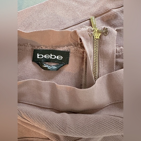 Bebe Bandage Asymmetric Skirt - S - Picture 5 of 7